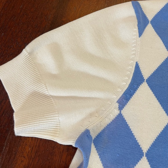 Brooks Brothers Cardigan and Blouse Argyle Set - Picture 5 of 13